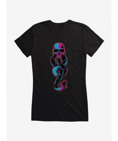 Harry Potter Deatheater Symbol Girls T-Shirt $7.37 T-Shirts