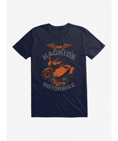 Harry Potter Hagrid's Flying Motorbike Bronze Icon T-Shirt $5.74 T-Shirts