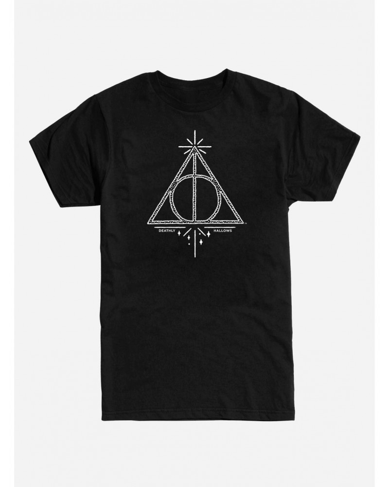 Harry Potter Deathly Hallows Symbol T-Shirt $6.88 T-Shirts