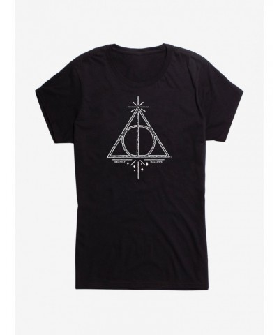 Harry Potter Deathly Hallows Symbol Girls T-Shirt $7.17 T-Shirts