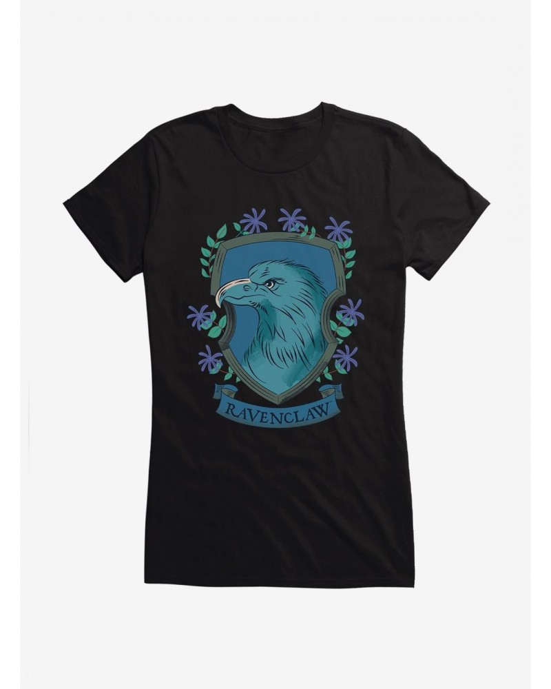 Harry Potter Ravenclaw Crest Girls T-Shirt $8.57 T-Shirts