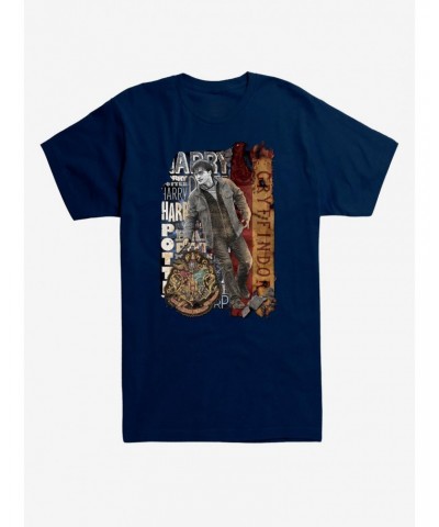 Harry Potter Gryffindor Potter Collage T-Shirt $8.03 T-Shirts