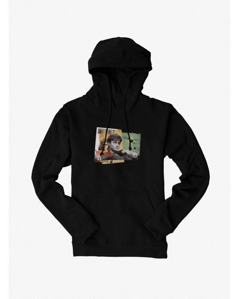 Harry Potter Undesirable No. 1 Collage Hoodie $14.37 Hoodies