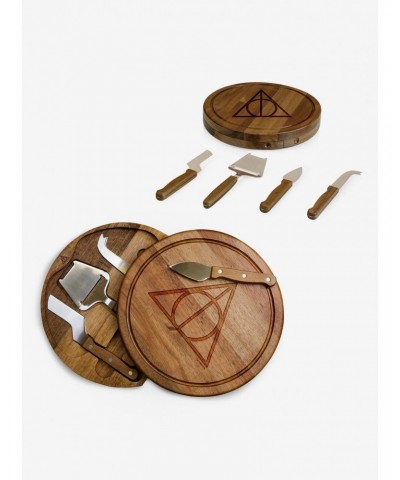 Harry Potter Deathly Hallows Acacia Cheese Board & Tools Set $21.09 Tools Set