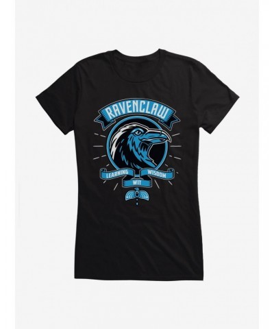 Harry Potter Ravenclaw House Patch Art Girls T-Shirt $6.37 T-Shirts