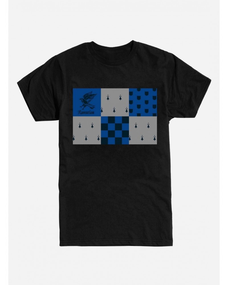 Harry Potter Ravenclaw Checkered Patterns T-Shirt $8.99 T-Shirts