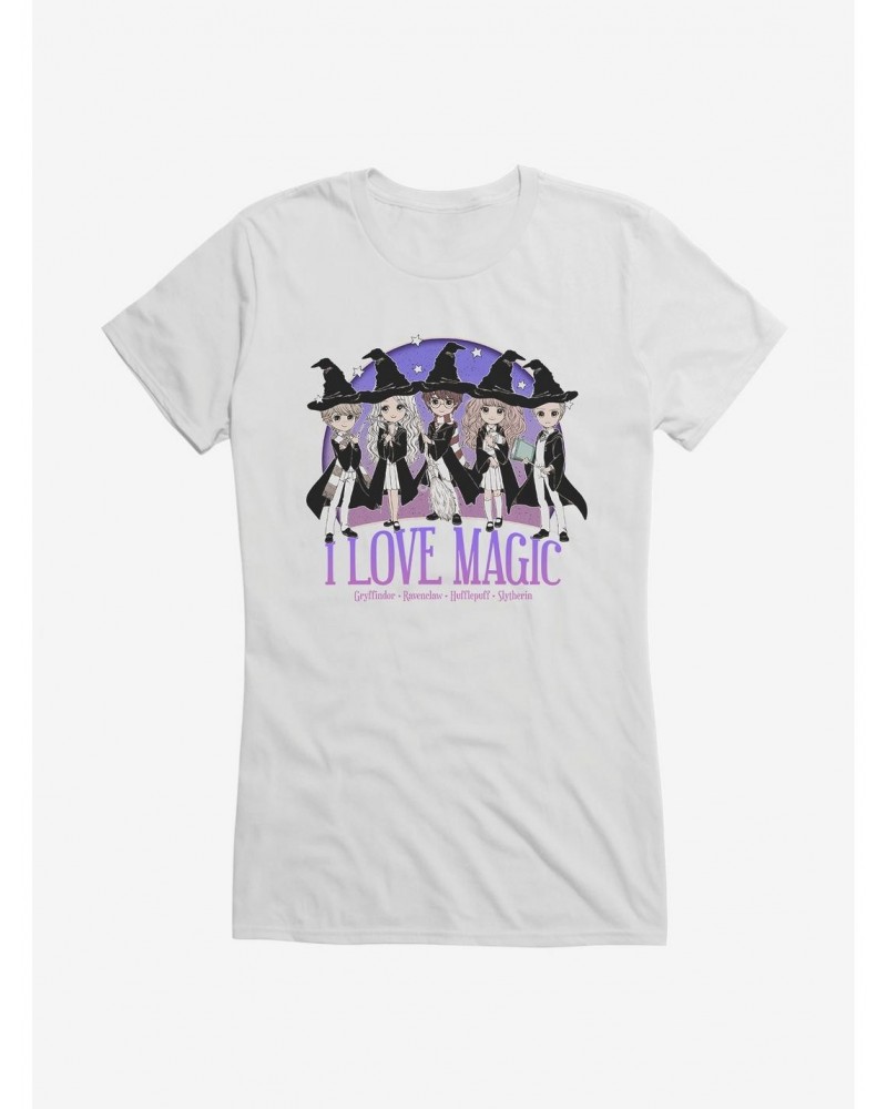 Harry Potter I Love Magic Girls T-Shirt $6.57 T-Shirts