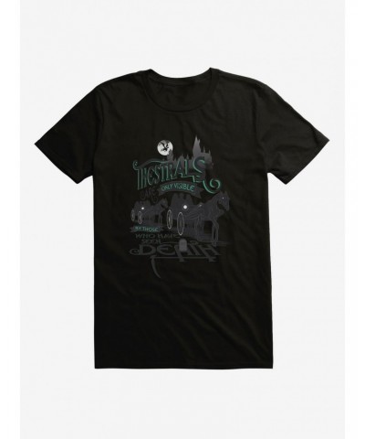 Harry Potter Thestrals Visible By Death T-Shirt $9.56 T-Shirts