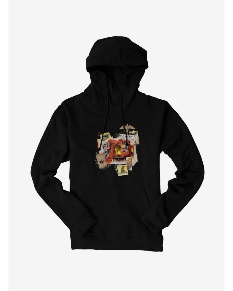 Harry Potter Hogwarts Staircase Collage Hoodie $15.09 Hoodies