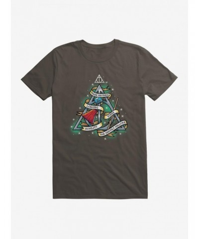 Harry Potter Deathly Hallows Tattoo Graphic T-Shirt $9.18 T-Shirts